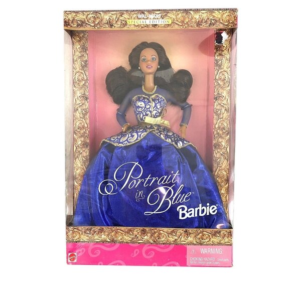 Mattel Barbie 1997 Special Edition Portrait In Blue Fashion Doll - Picture 1 of 6